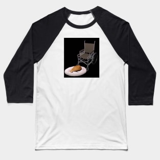 Cat In A Wheelchair Baseball T-Shirt